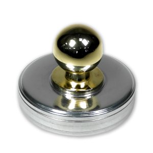 RVM-4034 (d=40 мм) под золото &quot;Вега&quot; металлическая (с покрытием под золото) оснастка для круглых красконаполненных печатей, диаметр оттиска 40 мм