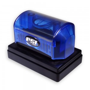 PSI 4696 (44x94 мм), синяя автоматическая оснастка для красконаполненных штампов, размер оттиска 44х94 мм