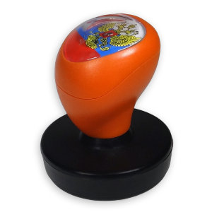 Корпус RTV-C комфорт, оранжевый для многоцветных красконаполненных печатей, диаметр оттиска 45 мм
