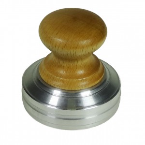 RVM-4170, Wood (d=41 мм), без рамки металлическая оснастка с деревянной ручкой из бука без рамки для круглых красконаполненных печатей, диаметр оттиска 41 мм