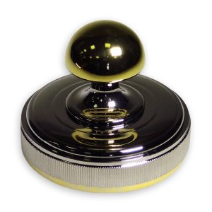RGM-3834 (d=38 мм) под золото металлическая (с покрытием под золото) оснастка для круглых красконаполненных печатей, диаметр оттиска 38 мм
